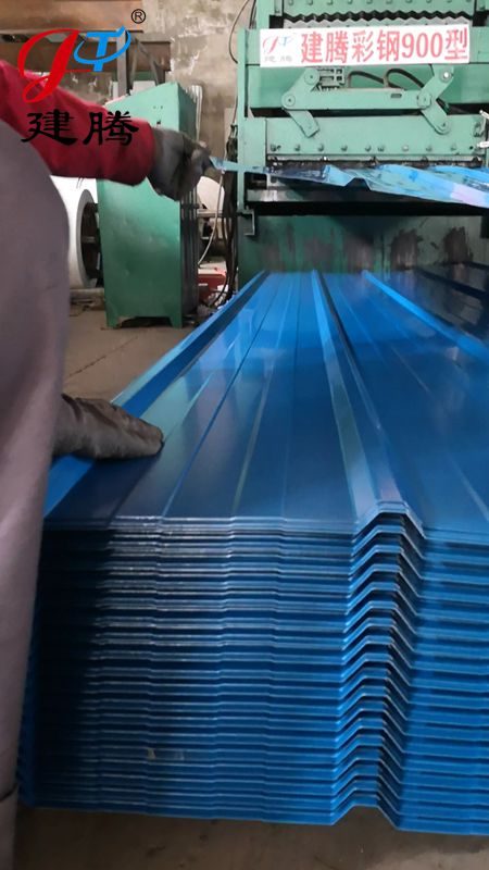 900型彩钢瓦单板生产流程